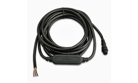 Garmin GET 10 010-11325-00 analogue engine tilt sender to NMEA 2000 adapter, coiled black cable with bare wires