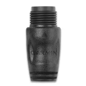Garmin 010-12935-41 NMEA 2000 terminator, male, black ribbed plug body with Garmin lettering