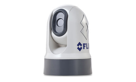 Raymarine E70354 M232 thermal IP camera 320 x 240 9 Hz with pan and tilt, white dome with blue FLIR logo