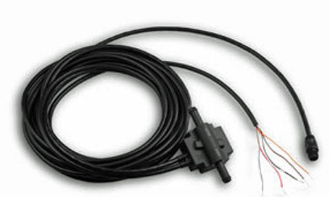Garmin GFS 10 010-00671-00 NMEA 2000 petrol fuel flow sensor, black cable with inline flow sensor and bare wires