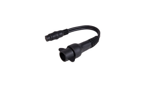 Raymarine A80331 Dragonfly adaptor cable CPT-DVS to DGF 4-5, short black cable with a round plug and a flat plug