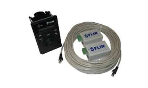 FLIR 500-0394-00 standard dual station accessory kit for M-Series cameras: black keypad, junction boxes and cable