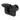 Fusion 010-12832-42 power receptacle, black round three-pin socket with hinged cap