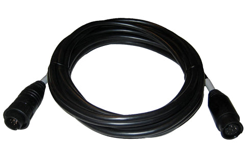Raymarine A80327 CP450C, CP470 and CP570 CHIRP transducer extension, large coil of black cable with round plugs