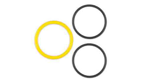 Garmin 010-12565-03 O-ring kit for the Panoptix PS51-TH transducer, yellow ring and two black O-rings