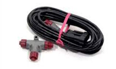 Evinrude engine interface cable 000-0120-62, black 4.5 m cable coiled with red NMEA 2000 T-connector