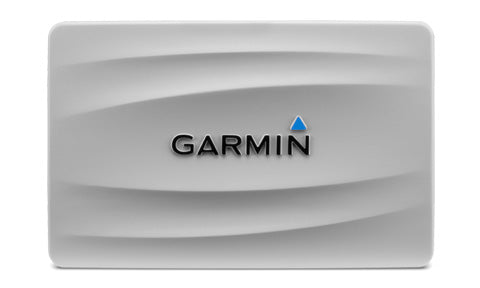 Garmin 010-12237-00 protective sun cover for the GNX 120, light grey cover with Garmin logo, front view