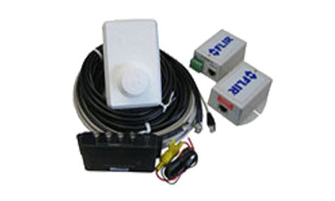 FLIR 500-0393-00 deluxe dual station accessory kit for M-Series cameras: white keypad, two junction boxes and cables