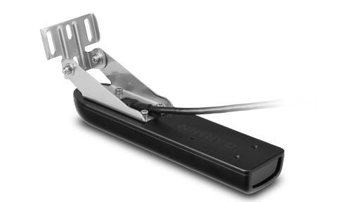 Garmin GT40-TM 010-12220-00 transom mount 12 pin transducer, black body with stainless bracket and cable