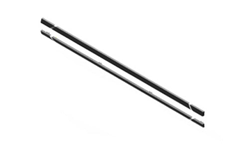 B&G 000-13749-001 Zeus3 7 and Simrad NSS7 evo3 Edge bezels, two long thin black strips shown in a V shape