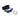 Lowrance HDI Skimmer 000-14267-001 blue transom transducer with cable, steel bracket, screws and washers laid out