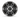 Fusion 010-02774-21 10in sports grey non illuminated subwoofer, front view of grille and cone