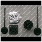 Raymarine D339 ST1000+ and ST2000+ tiller pilot plug and socket set, black plugs, sockets and a clear bag on a mat