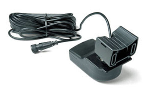 Garmin 010-00703-00 NMEA 2000 transom mount depth and temperature Intelliducer, black body with long cable