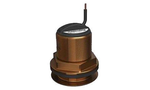 Raymarine E70340 CPT-S 12 degree bronze through hull transducer, bronze stem with black top and cable