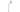 B&G 000-14393-001 WS720 1.1 m vertical wind sensor only, tall thin curved black sensor with a vane on top