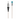 Fusion 010-13078-01 antenna connector adapter, Motorola male to Fakra, silver plug and blue Fakra end