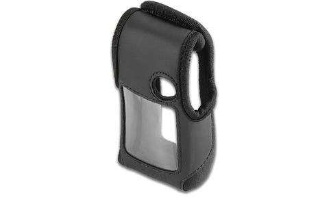 Garmin 010-11734-00 eTrex carry case, black leather-look case with clear window and belt loop