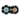 Fusion Signature Series 3 010-02438-00 6.5in black wake tower speaker pair, chrome grilles lit aqua and amber