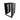 B&G 000-15894-001 Nemesis 12 mast bracket, black folded steel bracket with white B&G logos on its sides