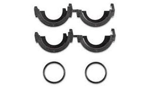 Garmin 010-11170-00 replacement RJ45 split threaded collar connector, two pairs of black collar halves and rings