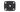 ROKK RL-505 black top plate with four mounting holes and central hexagonal nut, seen from the front