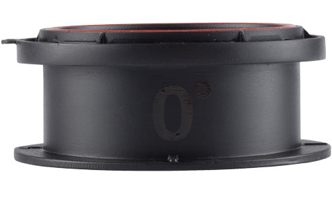 Garmin 010-12443-00 0 degree in-hull mount GT15, black round housing marked 0 with red inner ring