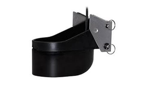 Garmin TM265LM 010-11650-20 CHIRP transom mount depth and temperature transducer, black body with steel bracket