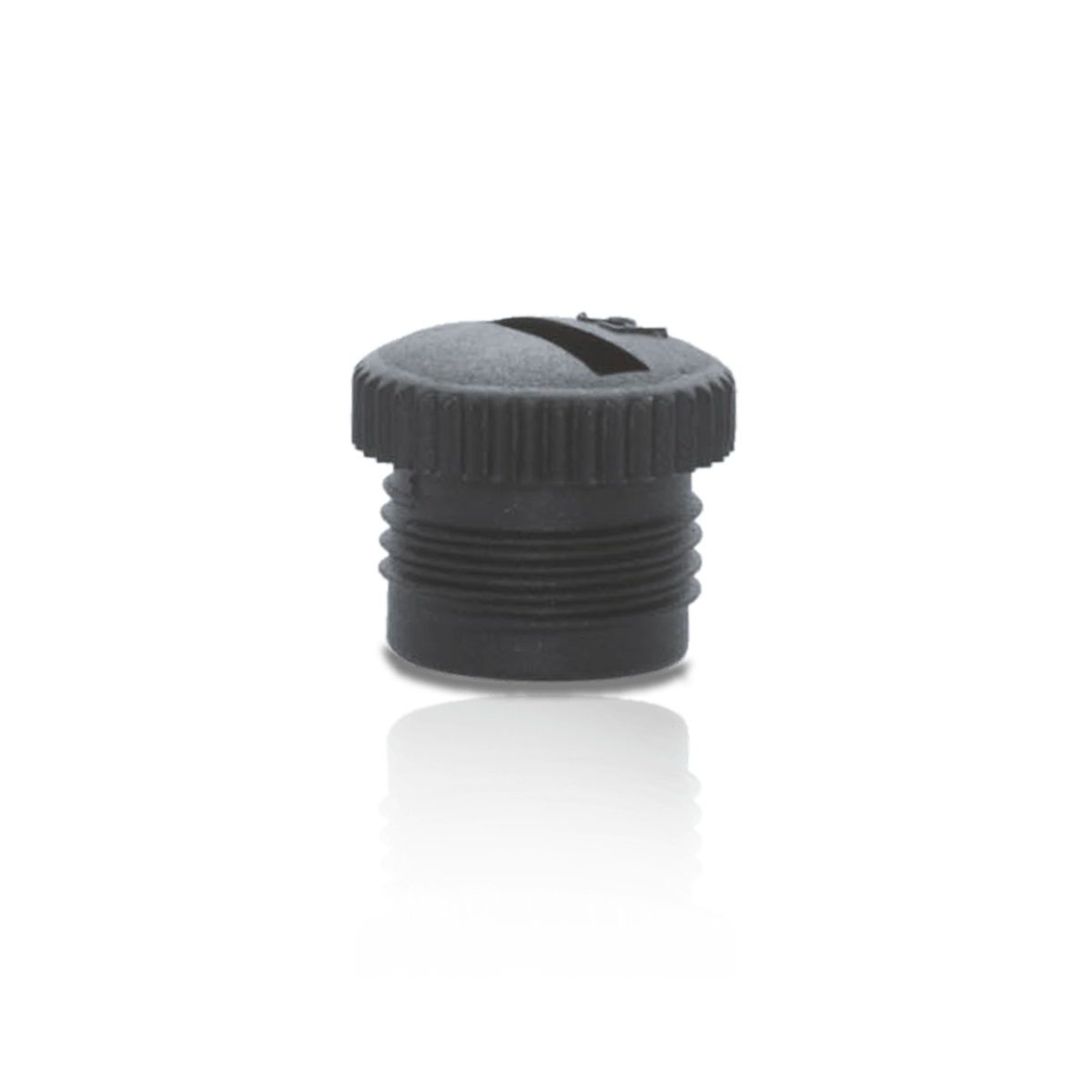 Actisense A2K-SCREWCAP-10-F protective screw cover for NMEA 2000 female micro connector, black cap with a slot, on green