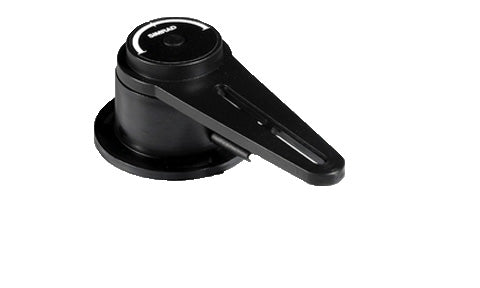 B&G Lowrance Simrad 000-10756-001 RF25N rudder feedback unit NMEA 2000, black sensor with a long arm on a round base