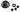 Scanstrut DS21B-P small black plastic cable seal with rubber inserts, mounting washer and screws laid out