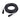 Icom OPC-2383 cable, long coiled black cable with a round multi-pin plug at one end and a round socket at the other