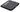 Raymarine A80348 Dragonfly 7 Pro flush mount suncover, black ribbed silicone cover with Raymarine logo, angled view