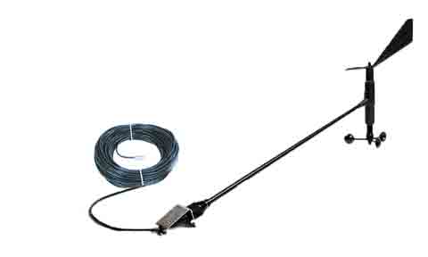 B&G 213-PK-12 213 MHU pack, masthead wind vane and cups on an arm with a coiled blue cable