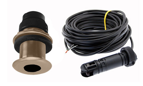B&G SEN-SPD-HM analogue speed sensor bronze flanged housing, bronze flanged housing with a black sensor and coiled cable