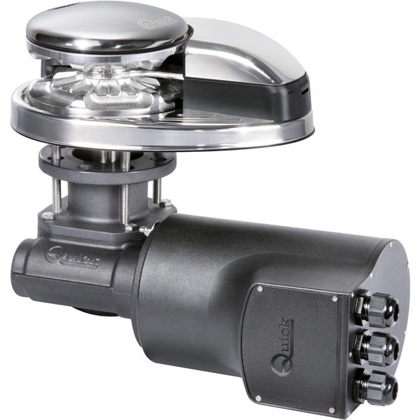 Quick FSDP30712D10A00 DP3 712 windlass gypsy only 700 W 12 V 10 mm, chrome-topped windlass with a grey motor