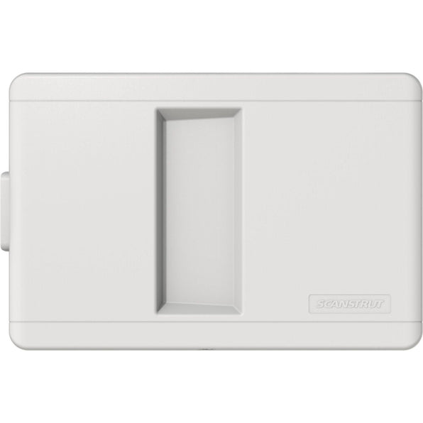Scanstrut ATMOS SC-AOB-A2-SC1 white suncover, front view of the moulded cover with recessed centre panel