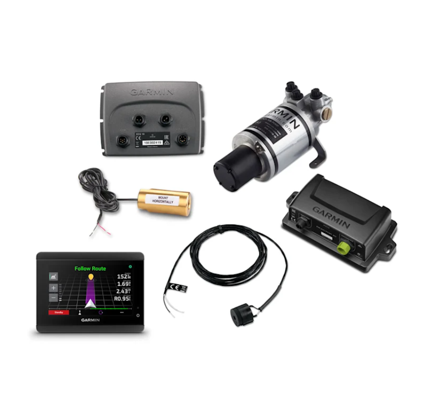 Garmin Compact Reactor 40 010-02794-08 autopilot with GHC 50 and shadow drive: ECU, pump, CCU and display