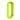 Garmin Edge 010-13250-03 green silicone case, lime green open-fronted protective case, front view