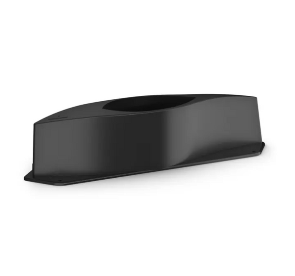 Garmin Panoptix PS70 010-13230-00 fairing block, black streamlined block with a shallow recess