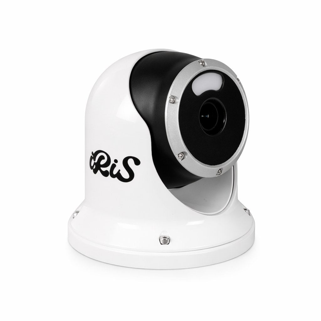 Iris Photon 4K UHD ultra low light IP camera, black ball white shell, 12 mm, 4K485-002, white shell, black ball and lens
