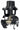 Quick FGBT185HY100A00 BTH185-105 hydraulic bow thruster 105 kgf, black hydraulic motor above a bronze leg and props