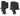 Quick FGBT11025120T00 BTQ110-25 bow thruster 25 kgf 12 V, two black thrusters, one with a protective cap