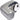 Quick FSGP22012F08A00 Genius GP2 2000F horizontal windlass 800 W 12 V 8 mm, grey casing with a steel gypsy, angled