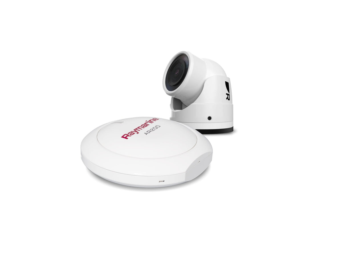 Raymarine CAM400 AR Pack White T70603, gloss white CAM400 camera with the AR200 augmented reality sensor