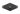 Rokk RL-519 mini adapter plate, black 120mm diamond plate with two screw holes and a centre mounting socket
