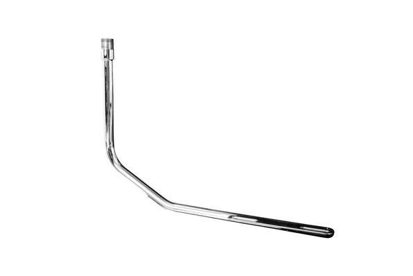 Scanstrut SC113 chrome bent tube arm for an integrated nav light mount, shown side on against white