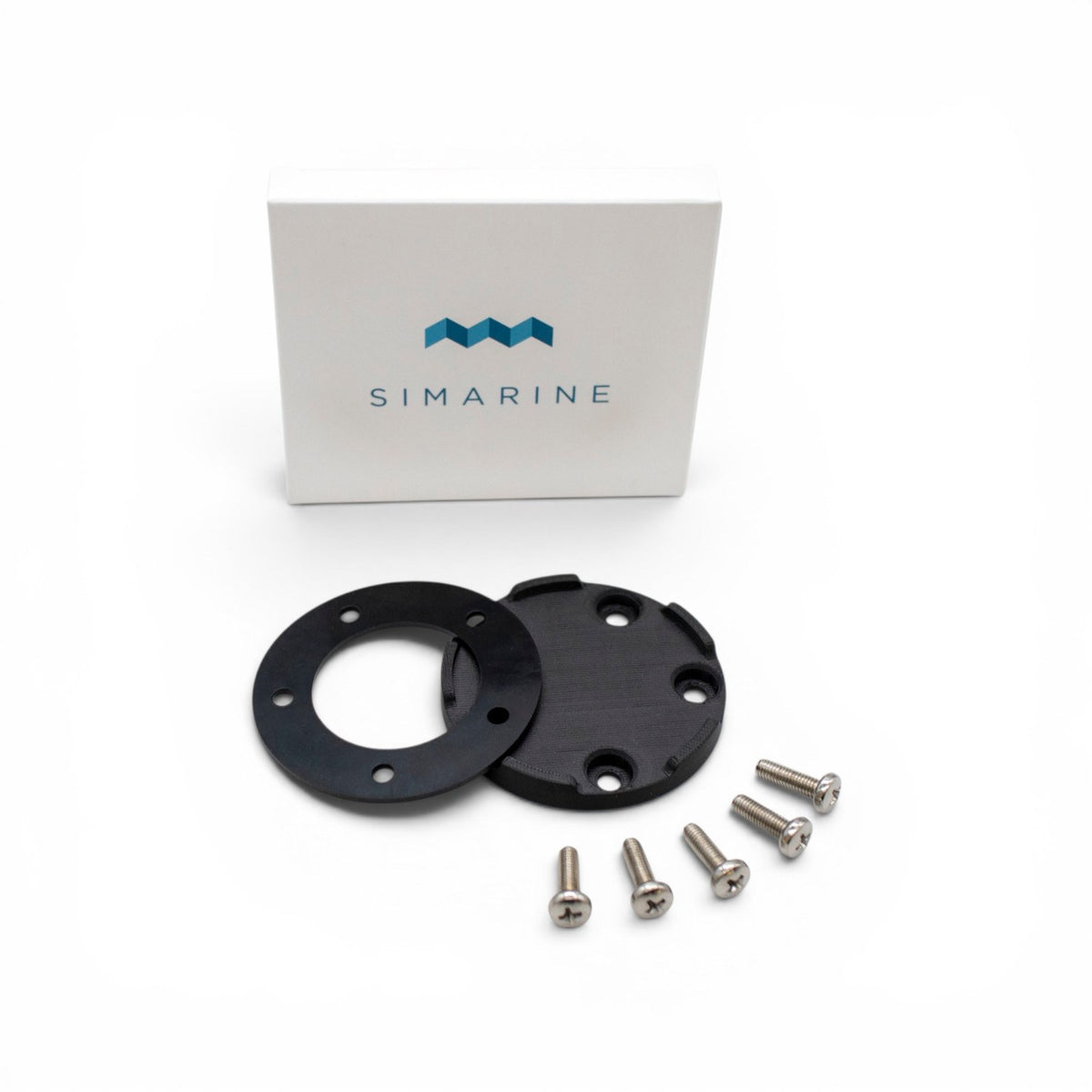 Simarine STR tank adapter with gasket, mounting screws and manual