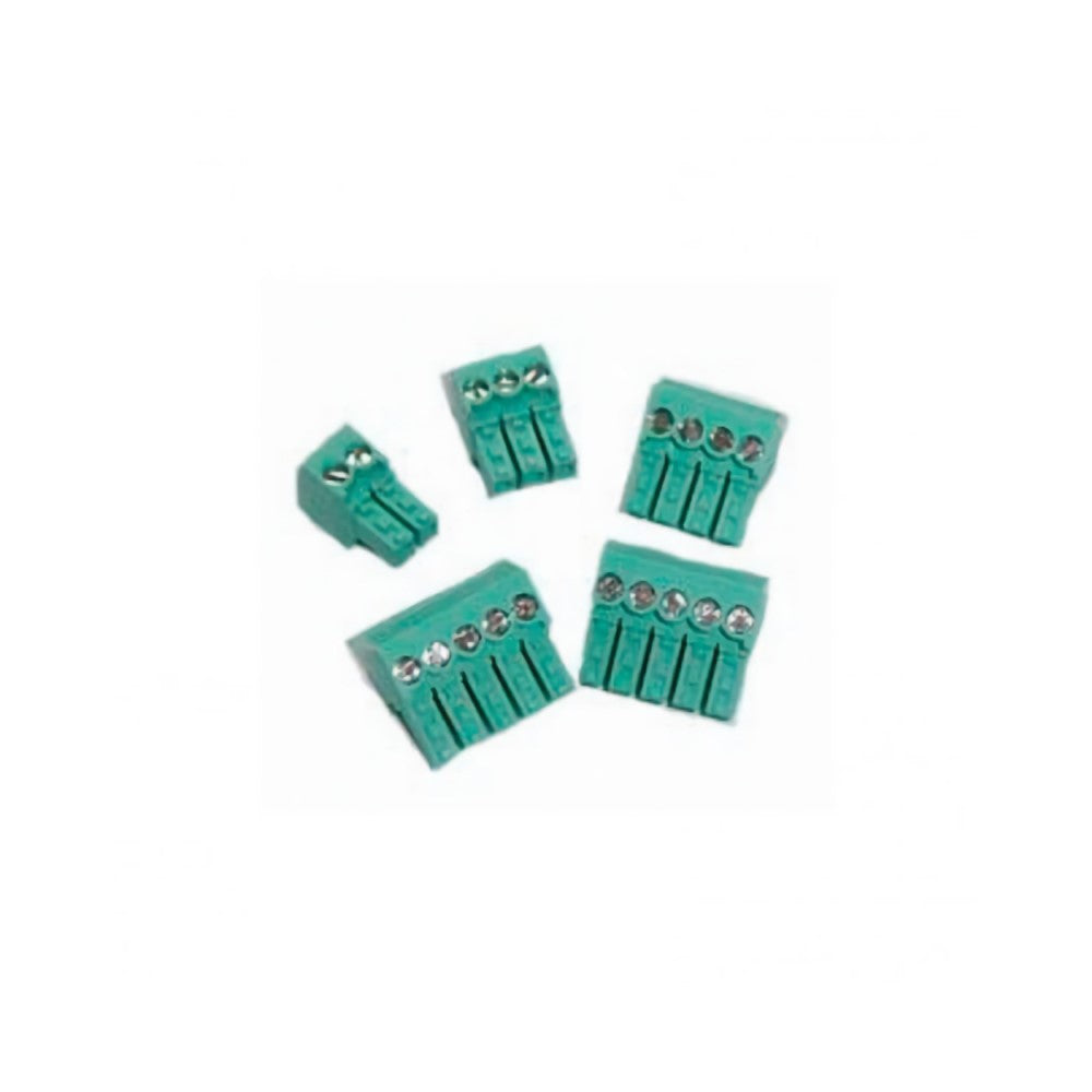 Raymarine TA104 Micronet replacement green connector female, five small green terminal block connectors