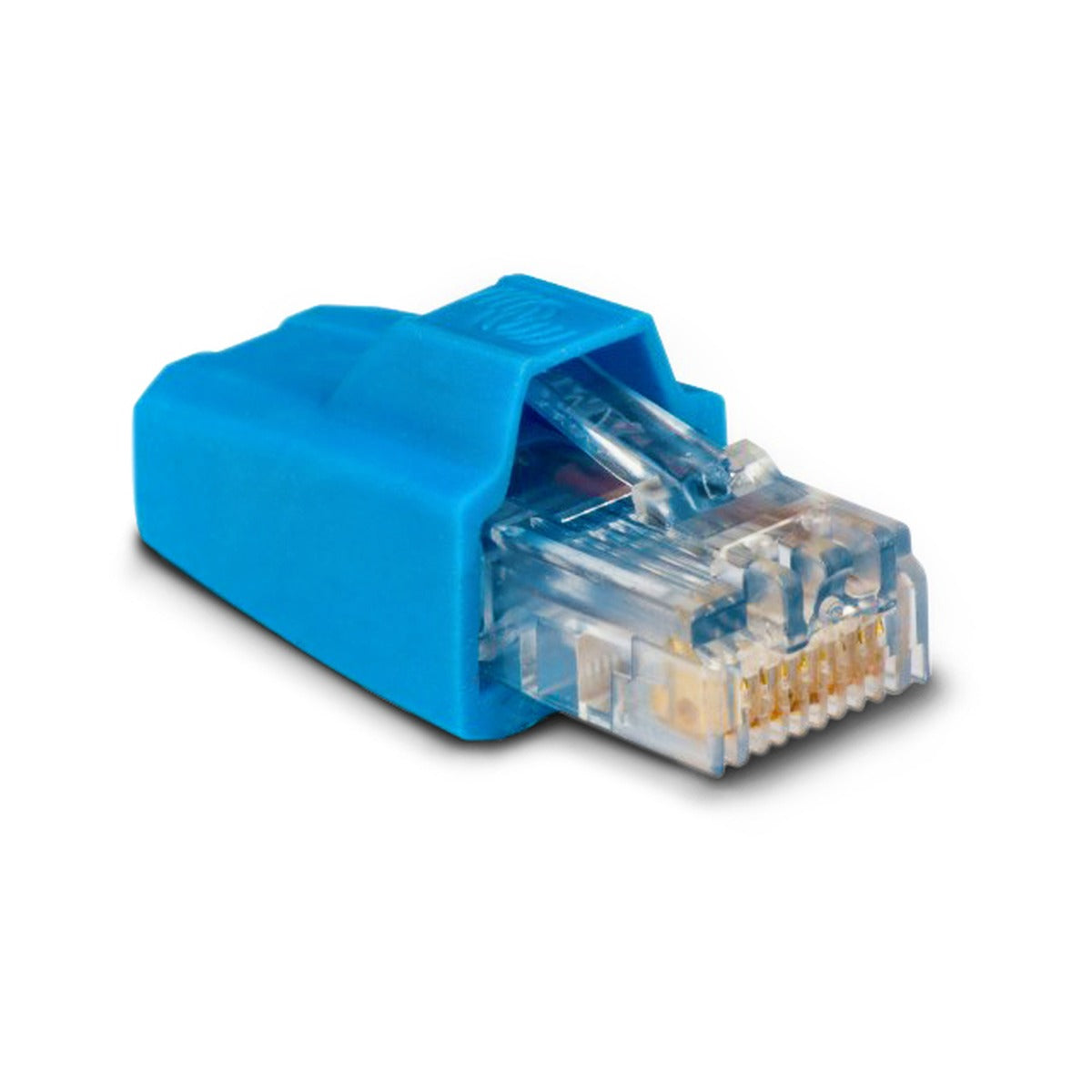 Victron ASS030700000 VE.Can RJ45 terminator pack of 2, clear RJ45 plug with a blue terminator hood